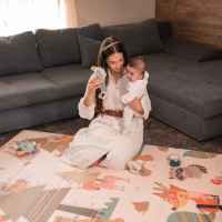 Двулицево термо килим Lorelli за игра 120-180 см, Ocean & Stars-CWPoX.jpeg