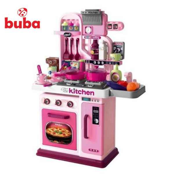 Детска кухня Buba Kitchen Chef, Розова-CaTpe.jpeg