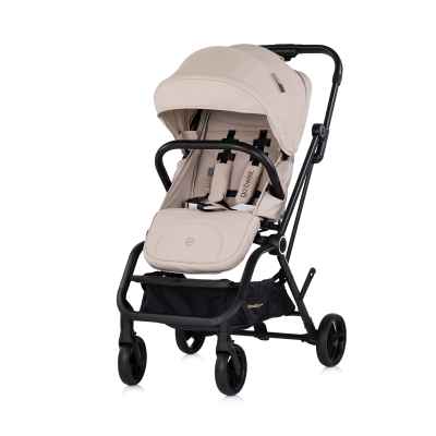 Лятна бебешка количка Chipolino Go Twist с 360, лате