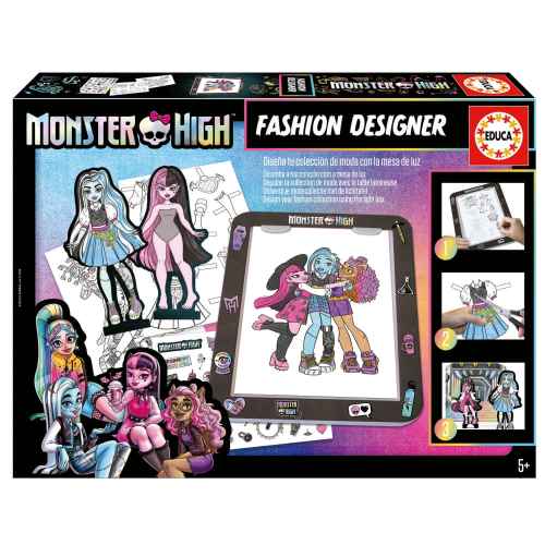 Творчески комплект Educa, Моден дизайнер, Monster High