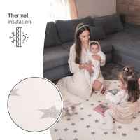 Двулицево термо килим Lorelli за игра 120-180 см, Ocean & Stars-Djbqn.jpeg