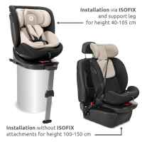 Столче за кола Lorelli Concord Pro i-Size ISOFIX Support Leg 360, Grey-Dnr22.jpeg