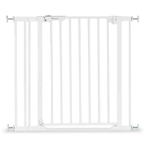 Предпазна преграда за бебе Hauck Clear Step 2 + удължител 9 см, White