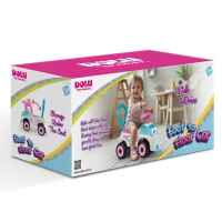Кола за бутане Dolu Foot to Floor, White/Pink-FGG01.jpeg