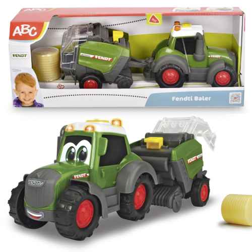 ABC трактор с преса за сено Simba Toys