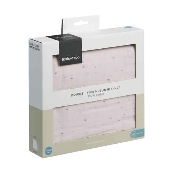 Бебешко одеяло от муселин двупластово Kikka Boo, 100х100 см Hedge-hugs-FipET.jpeg