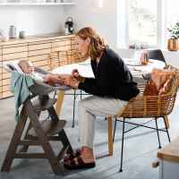 Шезлонг за столче за хранене 2в1 Hauck Alpha+ Bouncer, Deluxe sand-GE8Tp.jpeg