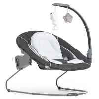 Шезлонг за столче за хранене 2в1 Hauck Alpha+ Bouncer, Deluxe melange grey-GIIDR.jpeg