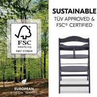 Дървено столче за хранене Hauck Alpha+, Dark Grey-GLxlA.jpeg