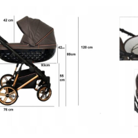 Бебешка количка 3в1 Adbor Avenue 3D eco, зелена кожа/черен-GkbwF.png
