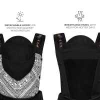 Ергономична раница Kinderkraft Huggy Bizuu, lunar black-HDeXA.jpeg