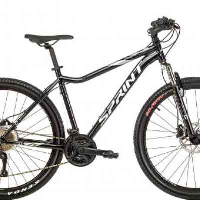 Велосипед Sprint Hunter 27.5, черен гланц/сиво