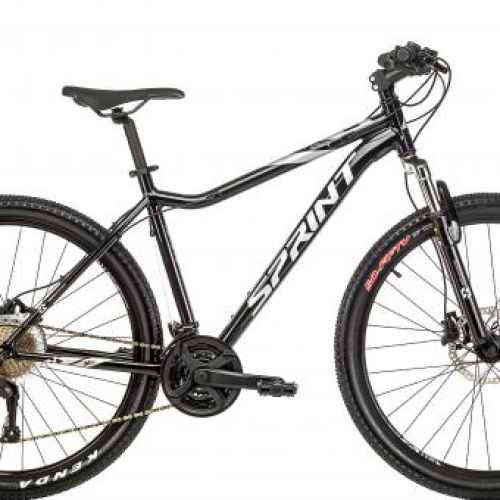 Велосипед Sprint Hunter 27.5, черен гланц/сиво