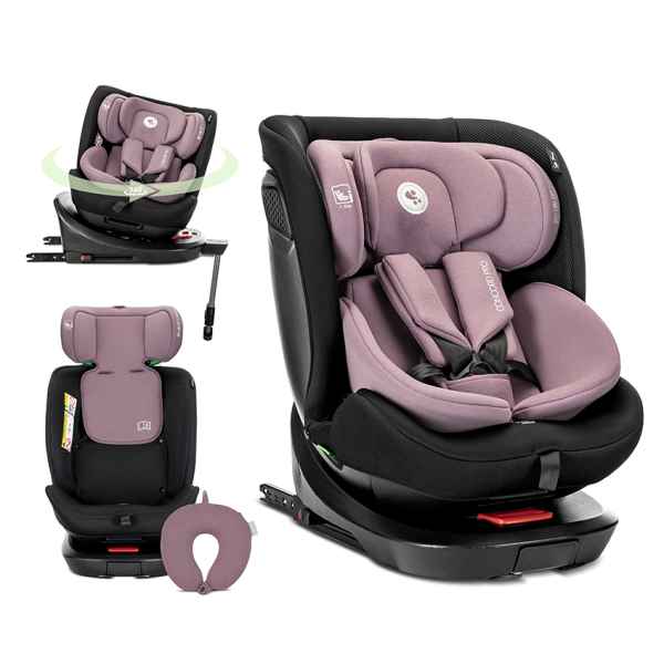 Столче за кола Lorelli Concord Pro i-Size ISOFIX Support Leg 360, Pink-I2YmM.jpeg