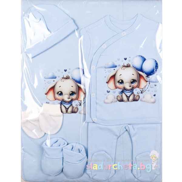 Комплект за изписване Светли, Слонче с балони в синьо-I3t64.jpeg