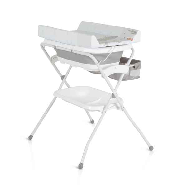 Бебешка вана със стойка и повивалник Cangaroo Como, сива-ICKhy.jpeg