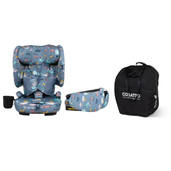 Столче за кола Cosatto On The Go I-Size, Itchy feet sky-ITBaq.png