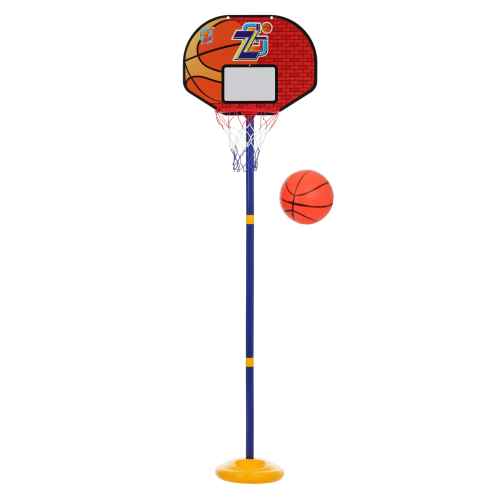 Баскетболен кош с мрежа и топка GT регулируем 68-144 см