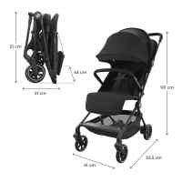 Лятна бебешка количка KinderKraft Nebo, Midnight black-IZQs2.jpeg