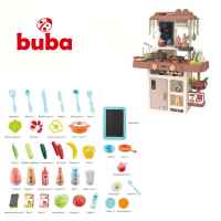 Детска кухня Buba Home Kitchen, 42 части, розова-IkHFC.jpg