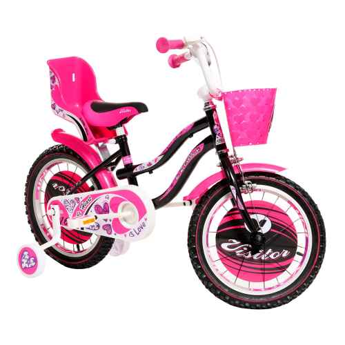 Детски велосипед Venera Bike little heart 16, розов