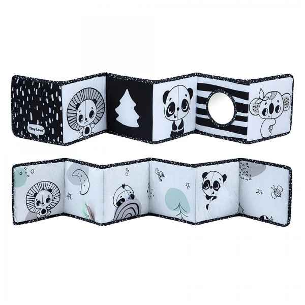 Мека двулицева книжка-обиколник Tiny Love Double-sided First Book от серията Black&White Décor, 0м+-JB5gT.jpeg