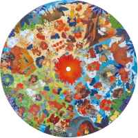 Образователен пъзел за под Hape, Каменна ера, 57.5 см, 100 части-JJiLi.jpeg