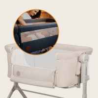 Бебешка кошара Next to me 3 в 1 Lionelo Leonie Plus люлееща се, Grey Stone-Jmo4m.jpeg