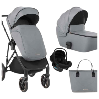 Комбинирана бебешка количка 3в1 Kikka Boo Thea, Grey 2024