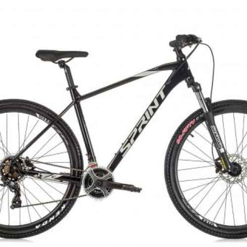 Велосипед Sprint Maverick 27.5, Черен гланц/ сиво