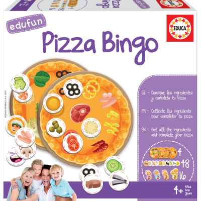 Пъзел Educa, Бинго пица, 4/48/16 части