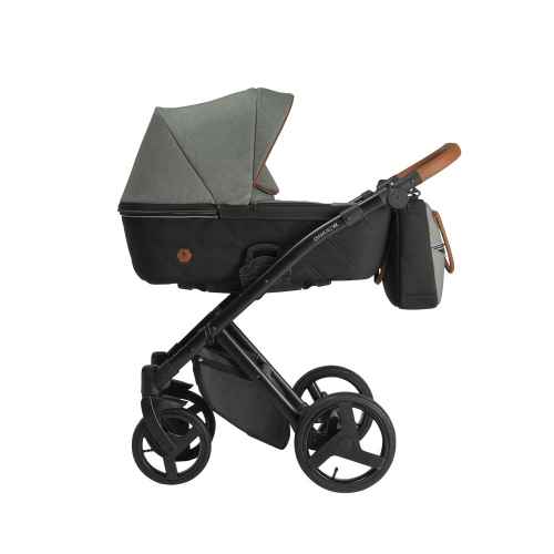 Комбинирана бебешка количка 3в1 DIAMOS | VX DVX3, Green Grey