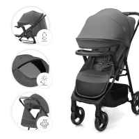 Лятна бебешка количка с табла KinderКraft Trig 3, Granite Grey-KjUmi.jpeg