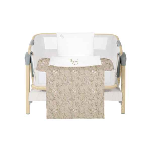 Бебешки спален комплект за мини-кошара Kikka Boo, 5 части Secret Garden Beige-LIa7D.jpeg