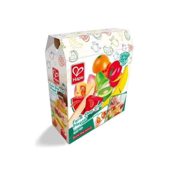 Детски дървен комплект за рязане Hape, Плодове-M821p.jpeg