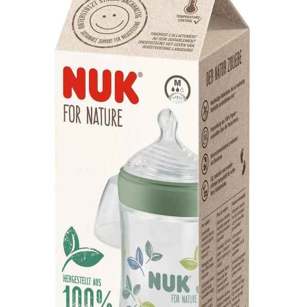 Шише PP NUK for Nature 0M+ M 260 мл, зелено-MX03o.jpeg