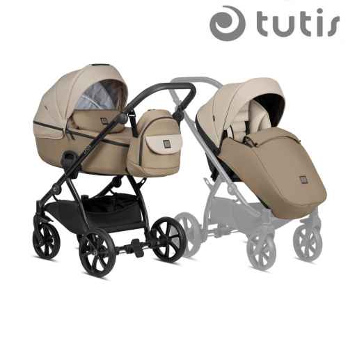 Комбинирана бебешка количка 2в1 Tutis Uno5+, 005 Chateau grey