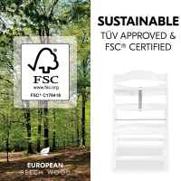 Дървено столче за хранене Hauck Alpha+, white-Mxbmq.jpeg