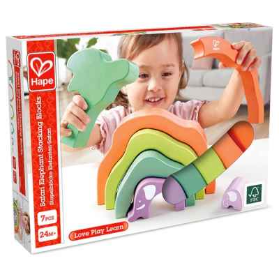 Форми за подреждане Hape, Сафари Слон, 7 части