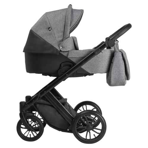 Комбинирана бебешка количка 3в1 Tutek DIAMOS Eco 3, Black