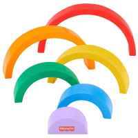 Дървена играчка за подреждане Fisher Price, дъга-NQD9d.jpeg
