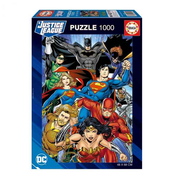 Пъзел Educa, Лигата на справедливостта DC Comics, 1000 части-NePRh.jpeg