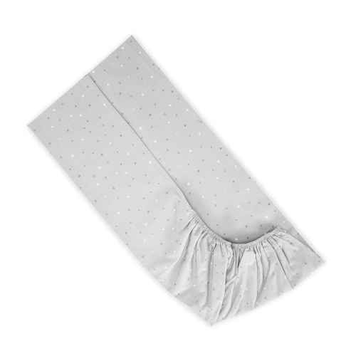 Чаршаф с ластик Lorelli  70/140+15 см, Сиво небе