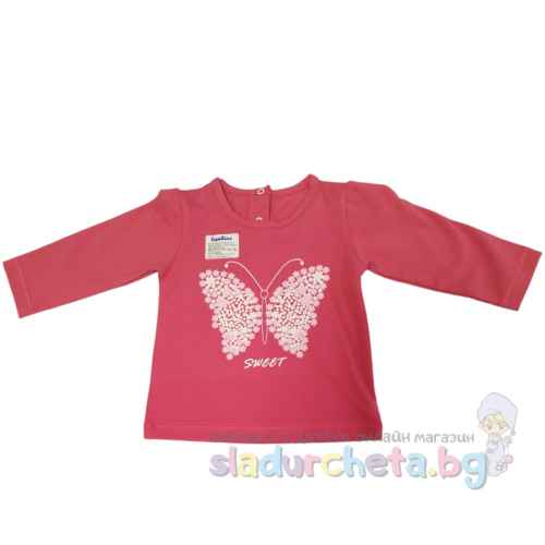 Бебешка блуза Topolino, пеперуда