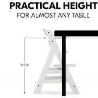 Дървено столче за хранене Hauck Alpha+, Creme-OHB5j.jpeg