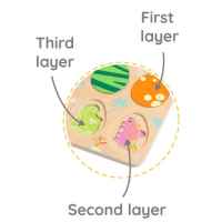 Дървен пъзел с динозаври Classic World, 25 части-OfX1H.jpeg