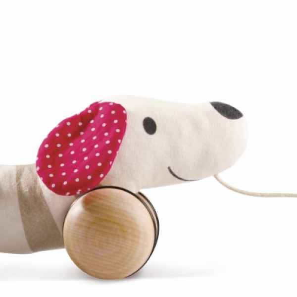 Играчка за дърпане Hape, Кученце Hugo-PDTsG.jpeg