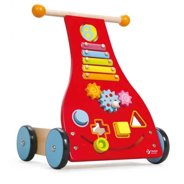 Дървена проходилка Classic World, уокър с активности-PEYFr.jpeg