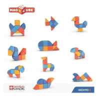 Магнитен конструктор Geomag Magicube, Животни, 9 части-PXVw0.jpeg