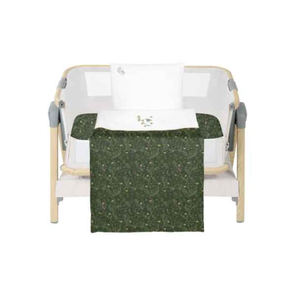 Бебешки спален комплект за мини-кошара Kikka Boo, 5 части Secret Garden Green-PY6LM.jpeg